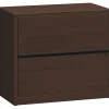 HON File Cabinets<10500 Series 2 Drawer Lateral File Cabinet, Mocha Finish, 36"W (10563MOMO)