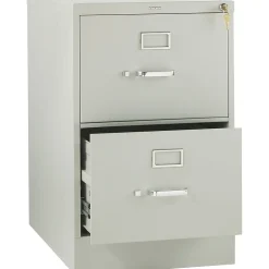 HON File Cabinets<310 Series 2 Drawer Vertical File Cabinet, Legal, Light Gray, 26 1/2"D (312CPQ)