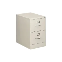 HON File Cabinets<310 Series 2 Drawer Vertical File Cabinet, Legal, Light Gray, 26 1/2"D (312CPQ)