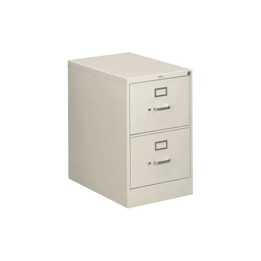 HON File Cabinets<310 Series 2 Drawer Vertical File Cabinet, Legal, Light Gray, 26 1/2"D (312CPQ)