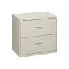 HON File Cabinets<400 Series 2-Drawer Lateral File Cabinet, Letter/Legal, Light Gray, 30"W (BSX432LQ)