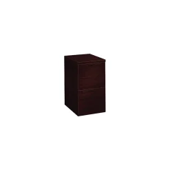 HON File Cabinets<10500 Series 2-Drawer Mobile Vertical File Cabinet, Letter/Legal Size, Lockable, Mahogany (105104NN)