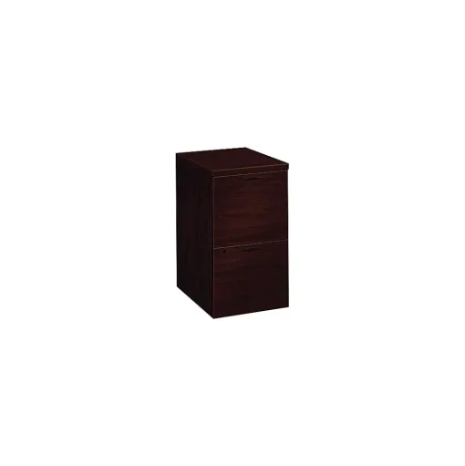 HON File Cabinets<10500 Series 2-Drawer Mobile Vertical File Cabinet, Letter/Legal Size, Lockable, Mahogany (105104NN)