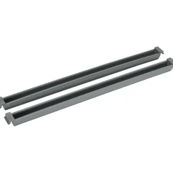 HON File Cabinets<20000 Series File Cabinet Hangrails, Optional for 20000 Series File Cabinets, Silver, 2/Pack (519495)