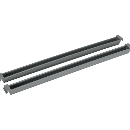 HON File Cabinets<20000 Series File Cabinet Hangrails, Optional for 20000 Series File Cabinets, Silver, 2/Pack (519495)