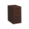 HON File Cabinets<10500 Series Mobile Vertical File Cabinet, Letter/Legal Size, Lockable, 28"H x 15.75"W x 22.75"D, Mahogany (105102NN)