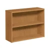 HON Bookcases<10500 Series 2-Shelf Bookcase, 29 5/8"H x 36"W x 13 1/8"D, Harvest (H105532CC)