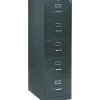 HON File Cabinets<® 310 Series Vertical File Cabinet, Legal, 5-Drawer, Charcoal, 26 1/2"D
