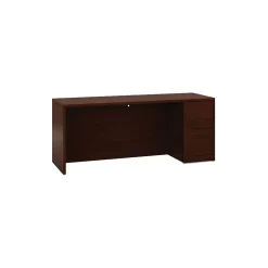 HON Computer Desks<10500 Series 72"W Right Credenza, Mahogany (H105903RNN)