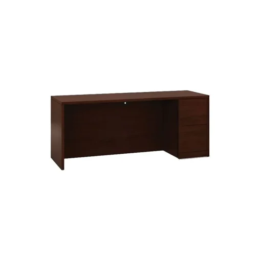 HON Computer Desks<10500 Series 72"W Right Credenza, Mahogany (H105903RNN)