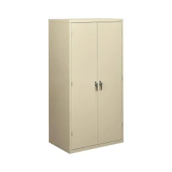HON Storage Cabinets<Brigade 72" Steel Storage Cabinet with 5 Shelves, Putty (SC2472L)