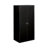 HON Storage Cabinets<Brigade 72" Steel Storage Cabinet with 5 Shelves, Black (SC2472P)