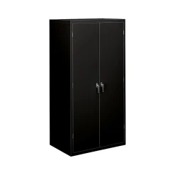 HON Storage Cabinets<Brigade 72" Steel Storage Cabinet with 5 Shelves, Black (SC2472P)
