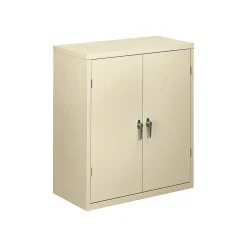 HON Storage Cabinets<Brigade 42" Steel Storage Cabinet with 3 Shelves, Putty (SC1842L)