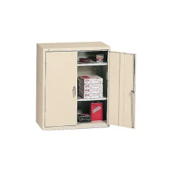HON Storage Cabinets<Brigade 42" Steel Storage Cabinet with 3 Shelves, Putty (SC1842L)