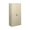 HON Storage Cabinets<Brigade 72" Steel Storage Cabinet with 5 Shelves, Putty (SC1872L)