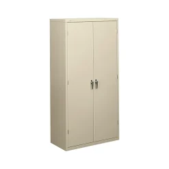 HON Storage Cabinets<Brigade 72" Steel Storage Cabinet with 5 Shelves, Putty (SC1872L)