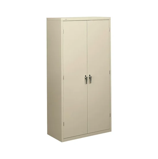 HON Storage Cabinets<Brigade 72" Steel Storage Cabinet with 5 Shelves, Putty (SC1872L)