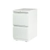 HON File Cabinets<Brigade 2-Drawer Mobile Lateral File Cabinet, Letter Size, Lockable, 28"H x 15"W x 23"D, Gray (H33823RLQ)