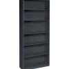 HON Bookcases<Brigade 6-Shelf Metal Bookcase, 81 1/8"H x 34 1/2"W x 12.63"D, Charcoal (S82ABCS)