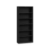 HON Bookcases<Brigade 6-Shelf Steel Standard Bookcase, 81.13"H x 34.5"W x 12.63"D, Black (S82ABCP)