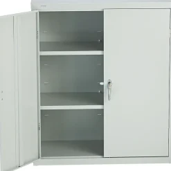 HON Storage Cabinets<® Brigade® Steel Storage Cabinet, Assembled, 42Hx36Wx18D", Light Gray