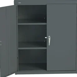 HON Storage Cabinets<® Brigade® Steel Storage Cabinet, Assembled, 42Hx36Wx18D", Charcoal (SC1842S)