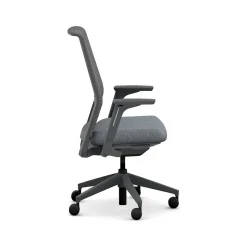 HON Office Chairs<Cipher Mesh/Fabric Swivel Task Chair, Basalt/Charcoal (HCFRT.STC.H.S.IC.APX25.TC00.AL.ST.SB.S)