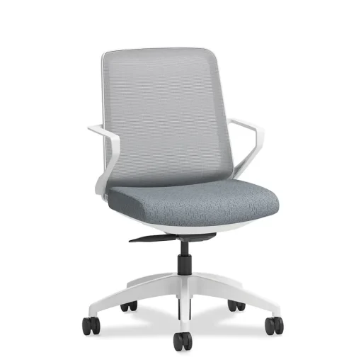 HON Office Chairs<Cliq Polyester Swivel Task Chair, White/Apex 25 (CLQIFAPX25DW)