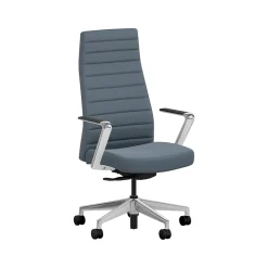 HON Office Chairs<Cofi Fabric Swivel Executive Chair, Nimbus/Polished Aluminum (HCFEU.W0.STC.P.H.UR93.CHSTC09.PA)
