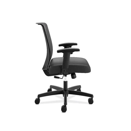 HON Office Chairs<Convergence Mesh Back Vinyl Task Chair, Black (CMS1AUR10)