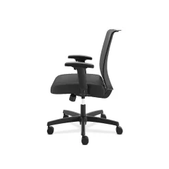 HON Office Chairs<Convergence Mesh Back Vinyl Task Chair, Black (CMS1AUR10)