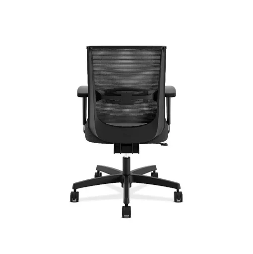 HON Office Chairs<Convergence Mesh Back Vinyl Task Chair, Black (CMS1AUR10)