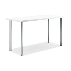 HON Computer Desks<Coze 54"W Desk, Designer and Silver (RPL2454DWP6)