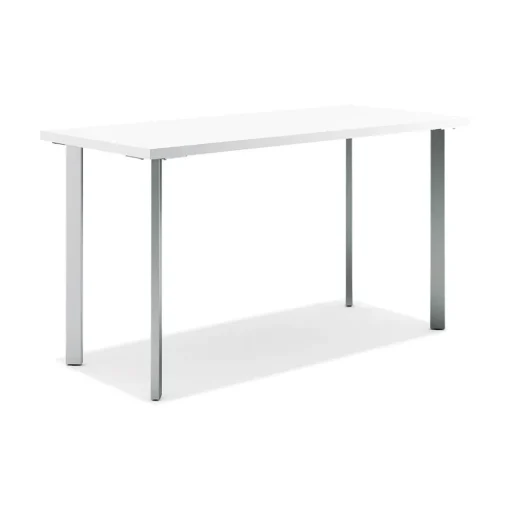HON Computer Desks<Coze 54"W Desk, Designer and Silver (RPL2454DWP6)