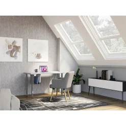 HON Computer Desks<Coze 48"W Desk w/U-Storage, Designer and Silver (RPL2448DWP6S)