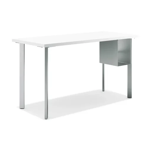 HON Computer Desks<Coze 54"W Desk w/U-Storage, Designer and Silver (RPL2454DWP6S)