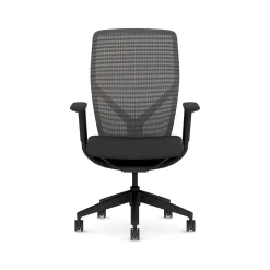HON Office Chairs<Flexion Fabric/Mesh Swivel Task Chair, Black (HFXT1.F0.STC.A.H.IM.CU10.NL.SB.T)