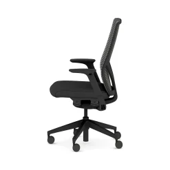 HON Office Chairs<Flexion Fabric/Mesh Swivel Task Chair, Black (HFXT1.F0.STC.A.H.IM.CU10.NL.SB.T)