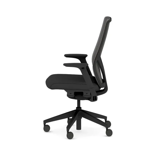 HON Office Chairs<Flexion Fabric/Mesh Swivel Task Chair, Black (HFXT1.F0.STC.A.H.IM.CU10.NL.SB.T)
