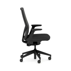HON Office Chairs<Flexion Fabric/Mesh Swivel Task Chair, Black (HFXT1.F0.STC.A.H.IM.CU10.NL.SB.T)