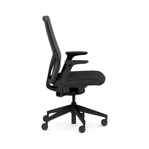 HON Office Chairs<Flexion Fabric/Mesh Swivel Task Chair, Black (HFXT1.F0.STC.A.H.IM.CU10.NL.SB.T)
