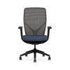 HON Office Chairs<Flexion Fabric/Mesh Task Chair, Black/Navy (HFXT1.F0.STC.A.H.IM.APX13.NL.SB.T)