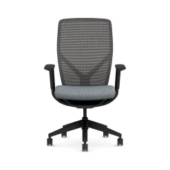 HON Office Chairs<Flexion Fabric/Mesh Task Chair, Basalt/Black (HFXT1.F0.STC.A.H.IM.APX25.NL.SB.T)