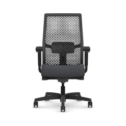 HON Office Chairs<Ignition 2.0 Ergonomic Vinyl/ReActiv Swivel Task Chair, Basalt (HIWMRAKD.Y2.A.H.0S.SX23.BL.SB.T)