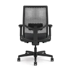 HON Office Chairs<Ignition 2.0 Ergonomic Vinyl/ReActiv Swivel Task Chair, Basalt (HIWMRAKD.Y2.A.H.0S.SX23.BL.SB.T)