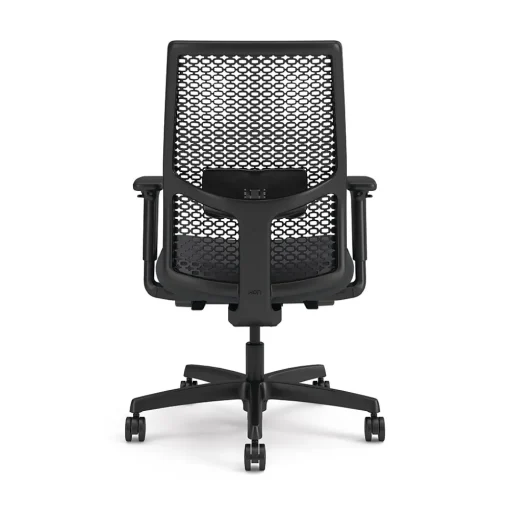HON Office Chairs<Ignition 2.0 Ergonomic Vinyl/ReActiv Swivel Task Chair, Basalt (HIWMRAKD.Y2.A.H.0S.SX23.BL.SB.T)