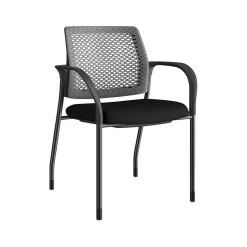 HON Folding & Stacking<Ignition 2.0 Fabric Banquet/Reception Chair, Black/Charcoal (IS108RCU10)