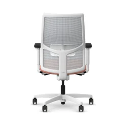 HON Office Chairs<Ignition 2.0 Fabric/Mesh Swivel Task Chair, Passion Fruit/Designer White (HIWMMKD.Y2.A.H.IF.HAML02.DW.SB.DWX)
