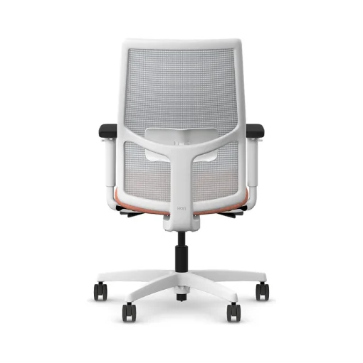 HON Office Chairs<Ignition 2.0 Fabric/Mesh Swivel Task Chair, Passion Fruit/Designer White (HIWMMKD.Y2.A.H.IF.HAML02.DW.SB.DWX)